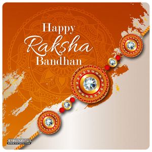 Happy Raksha Bandhan - Greeting Card