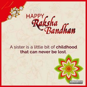 Raksha Bandhan Wish For Sister