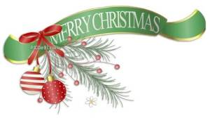 Merry Christmas decoration