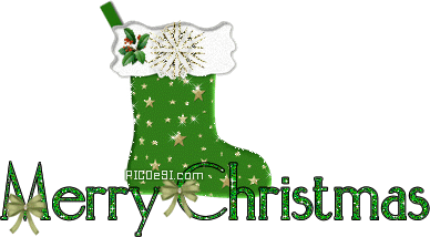 Merry Christmas Glitter Graphic