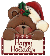 Happy Holidays TeddyBear Happy Holidays Picture