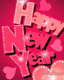 Happy New Year Shining Graphic New Year Picture