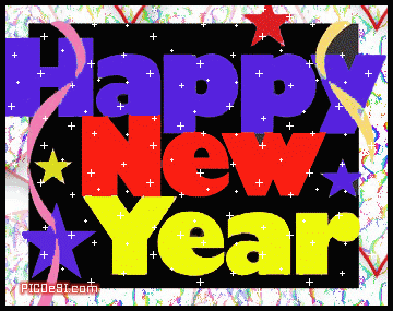 Happy New Year Twinkle Stars Card New Year Picture